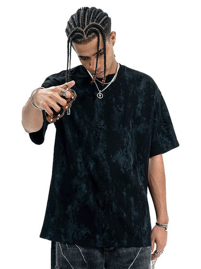 Ripped Tie-Dye T-Shirt 