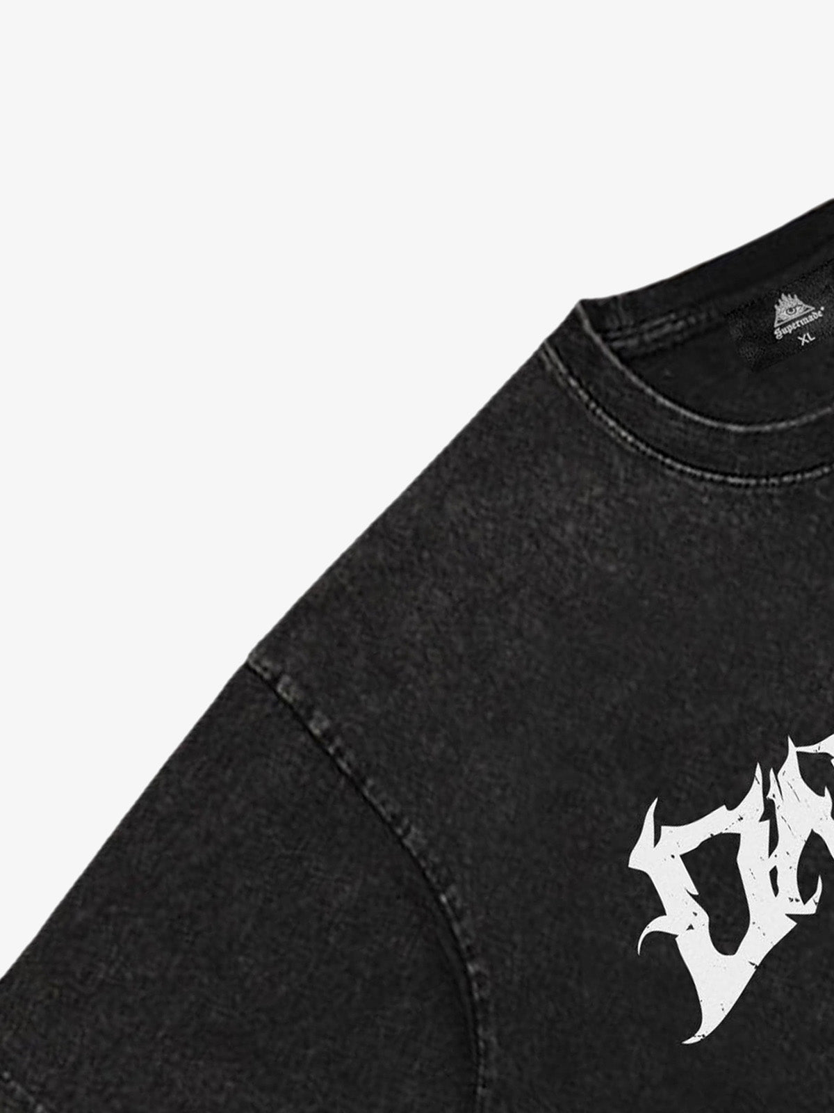 Thesupermade Washed Skull Print T-shirt 