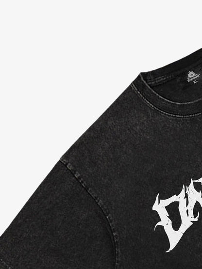 Thesupermade Washed Skull Print T-shirt 