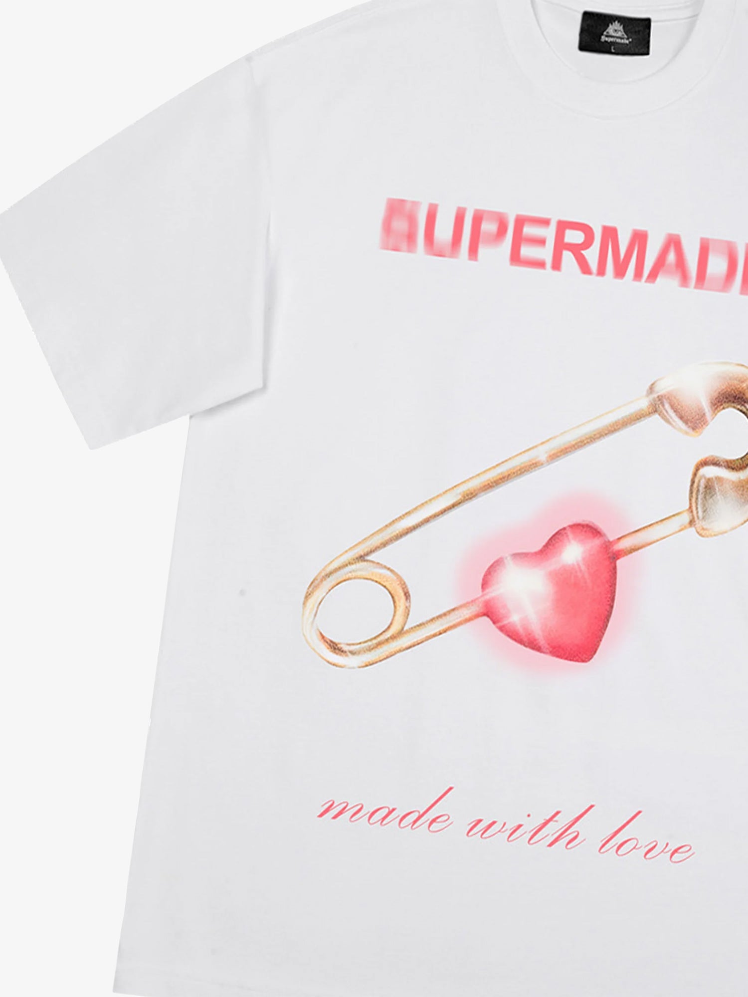 Thesupermade Street Paperclip Heart Hip Hop T-shirt 