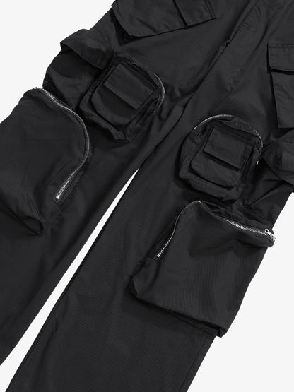 RO Style Functional Multi-Pocket Cargo Pants 