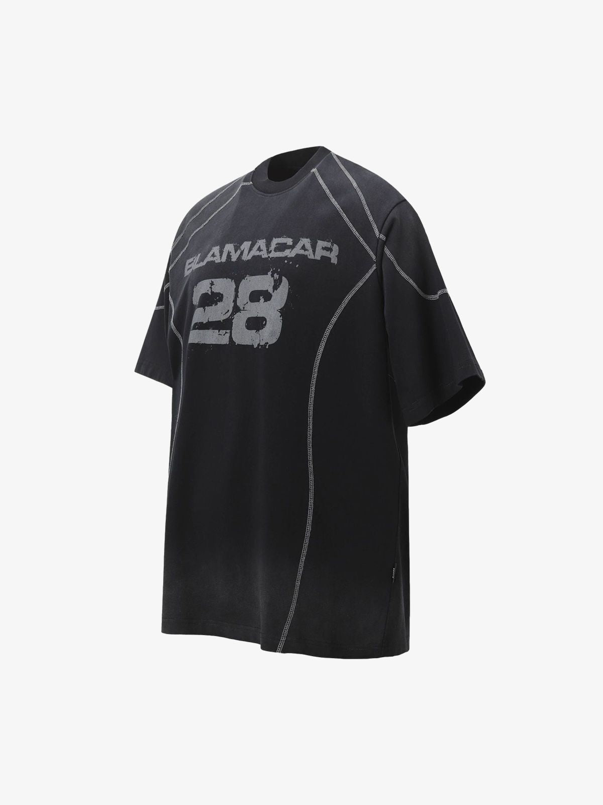 Street Dirty Dyed Gradient Motorcycle T-shirt 