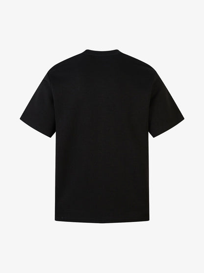 Retro Rivet Letter Embroidered T-shirt 