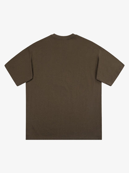 Thesupermade Retro Skull Printed T-shirt 