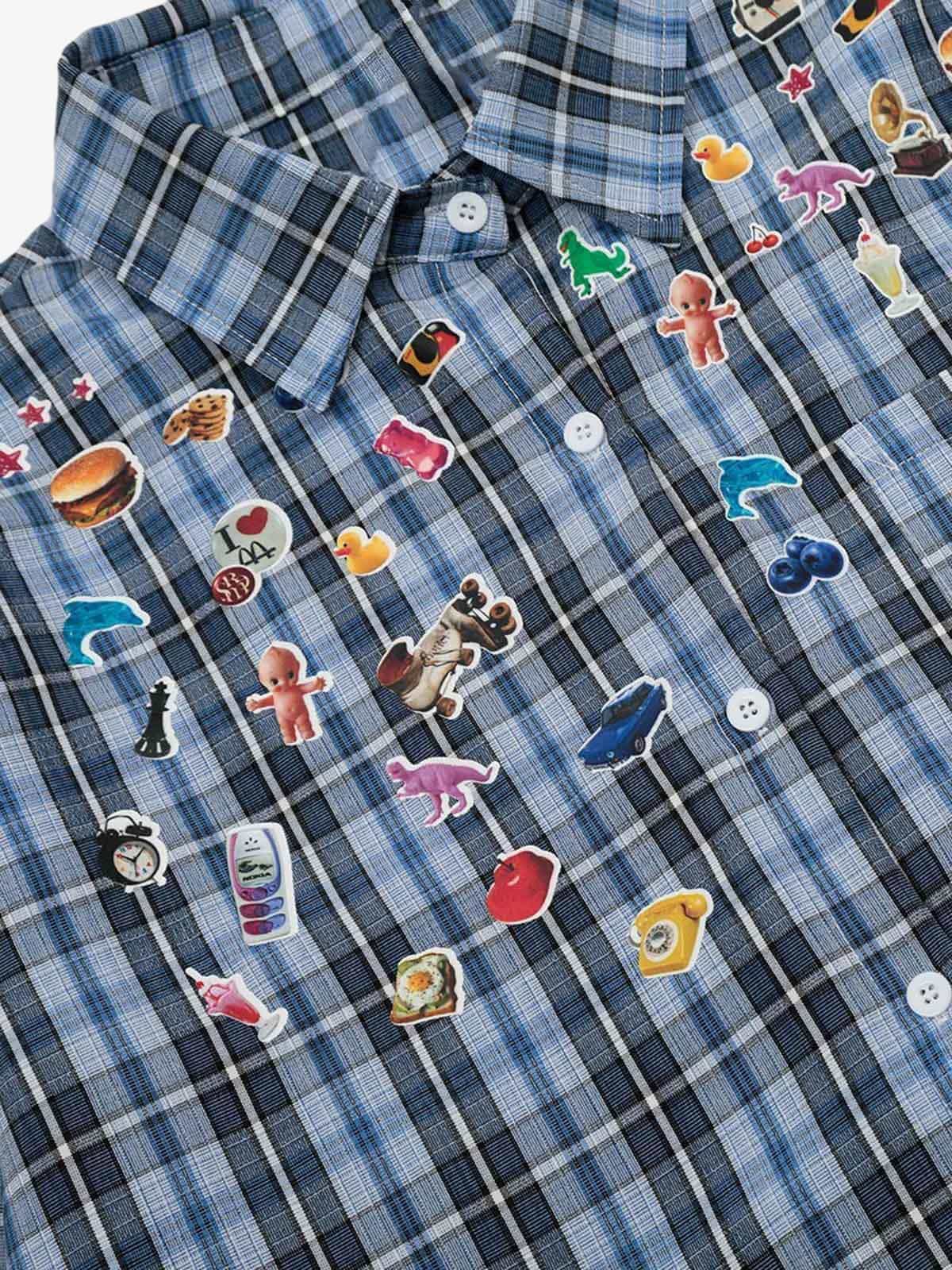Street Retro Cleanfit Plaid Shirt 
