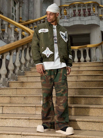 Thesupermade Camouflage Structured Pleated Pants - 2251 