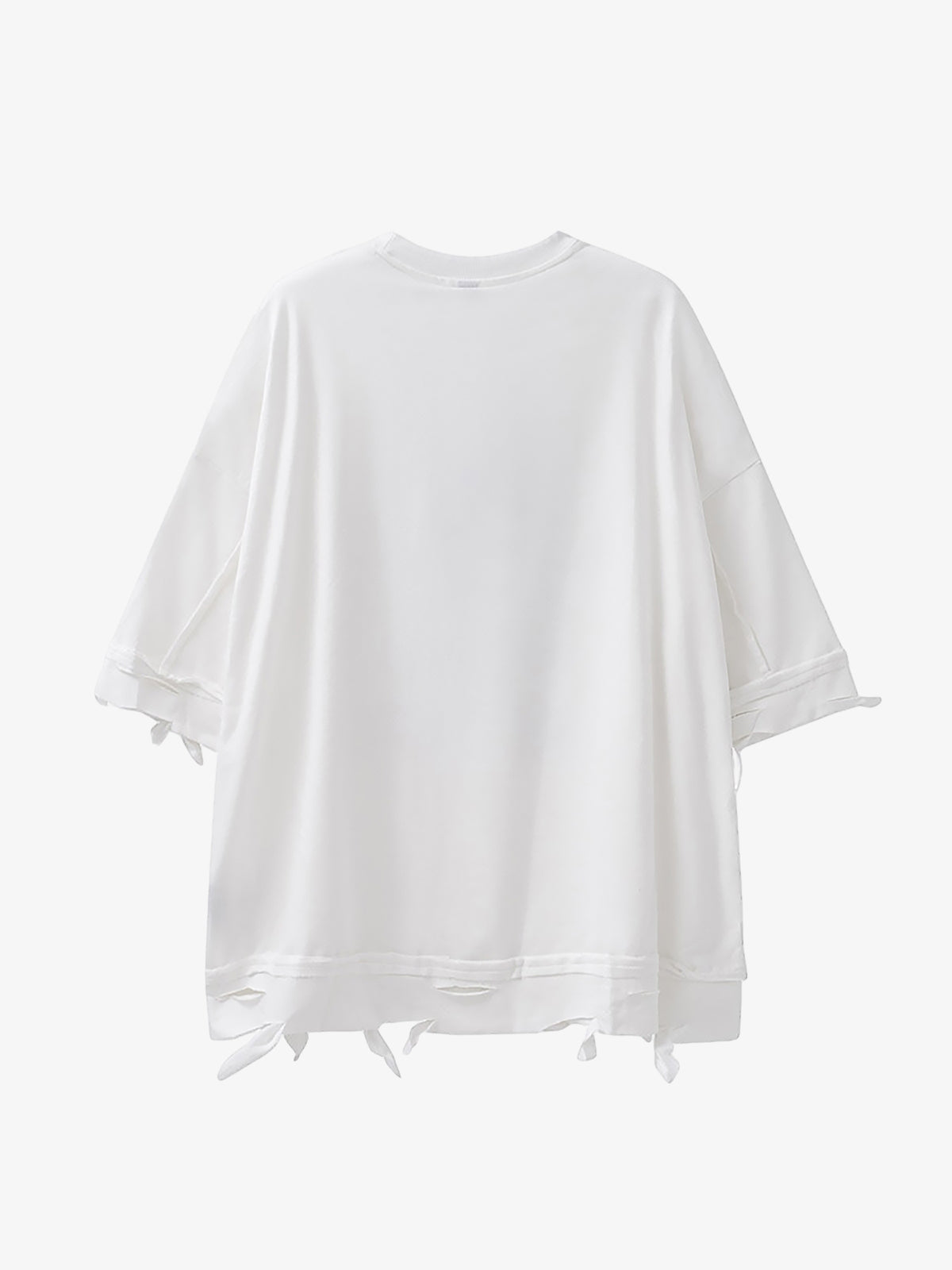 Thesupermade Chain Decorated Oversized T-Shirt - 2278 