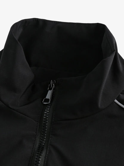 Thesupermade Contrast color patchwork Track Jacket 