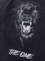 Thesupermade Black Panther Print T-shirt 