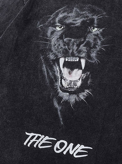 Thesupermade Black Panther Print T-shirt 