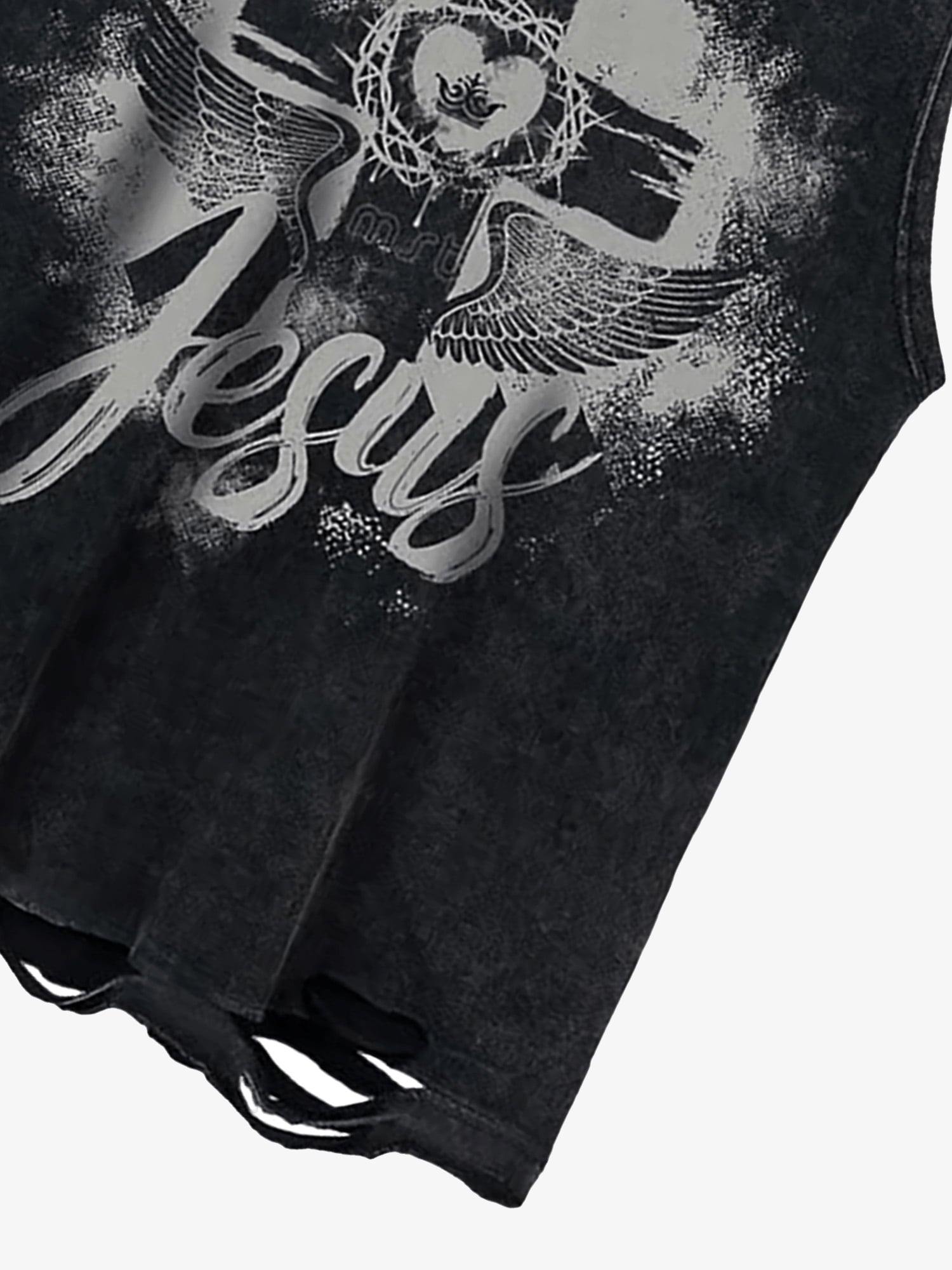 Thesupermade Love Cross Street Rap Sleeveless Vest 