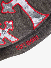 Cross And Portrait Denim Bucket Hat 