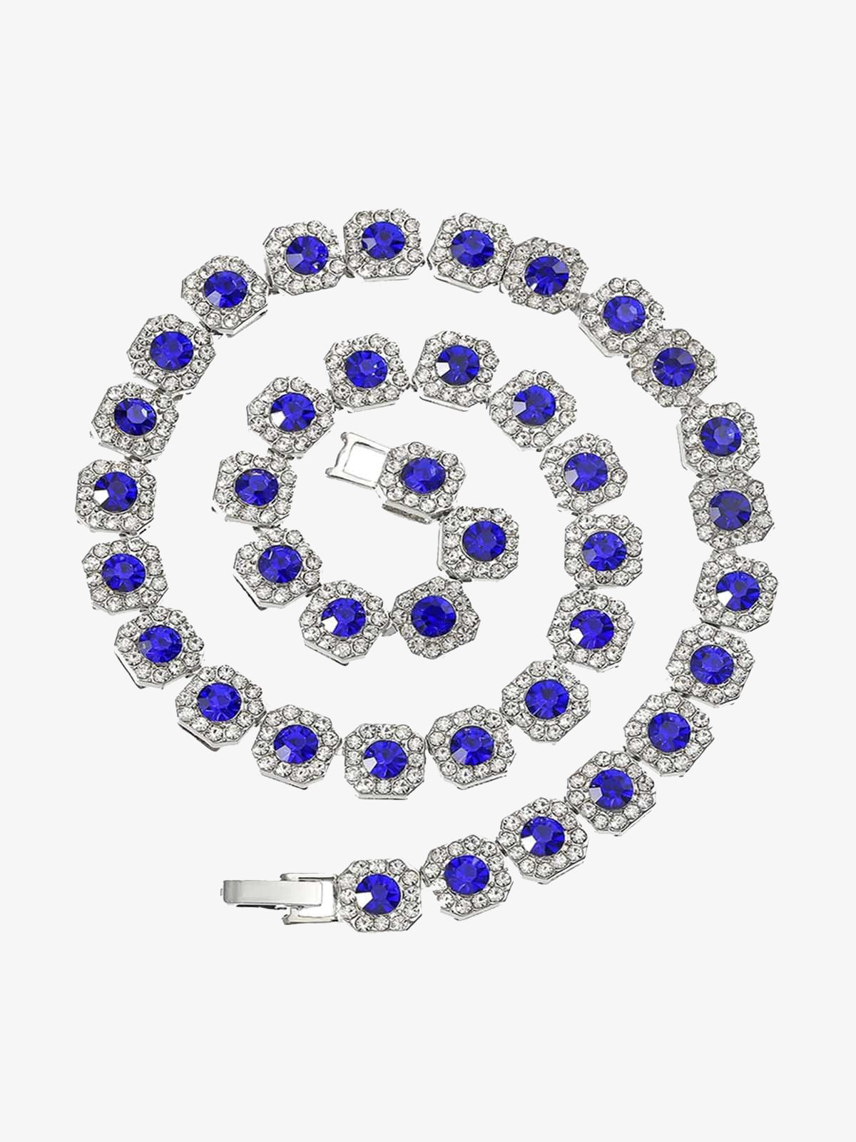 Thesupermade Round Diamond Cuban Necklace 