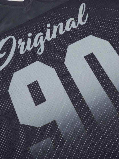 Number "90" Sports Jersey Print T-shirt 