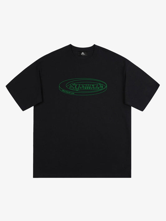 Thesupermade Font Logo Printing T-shirt 