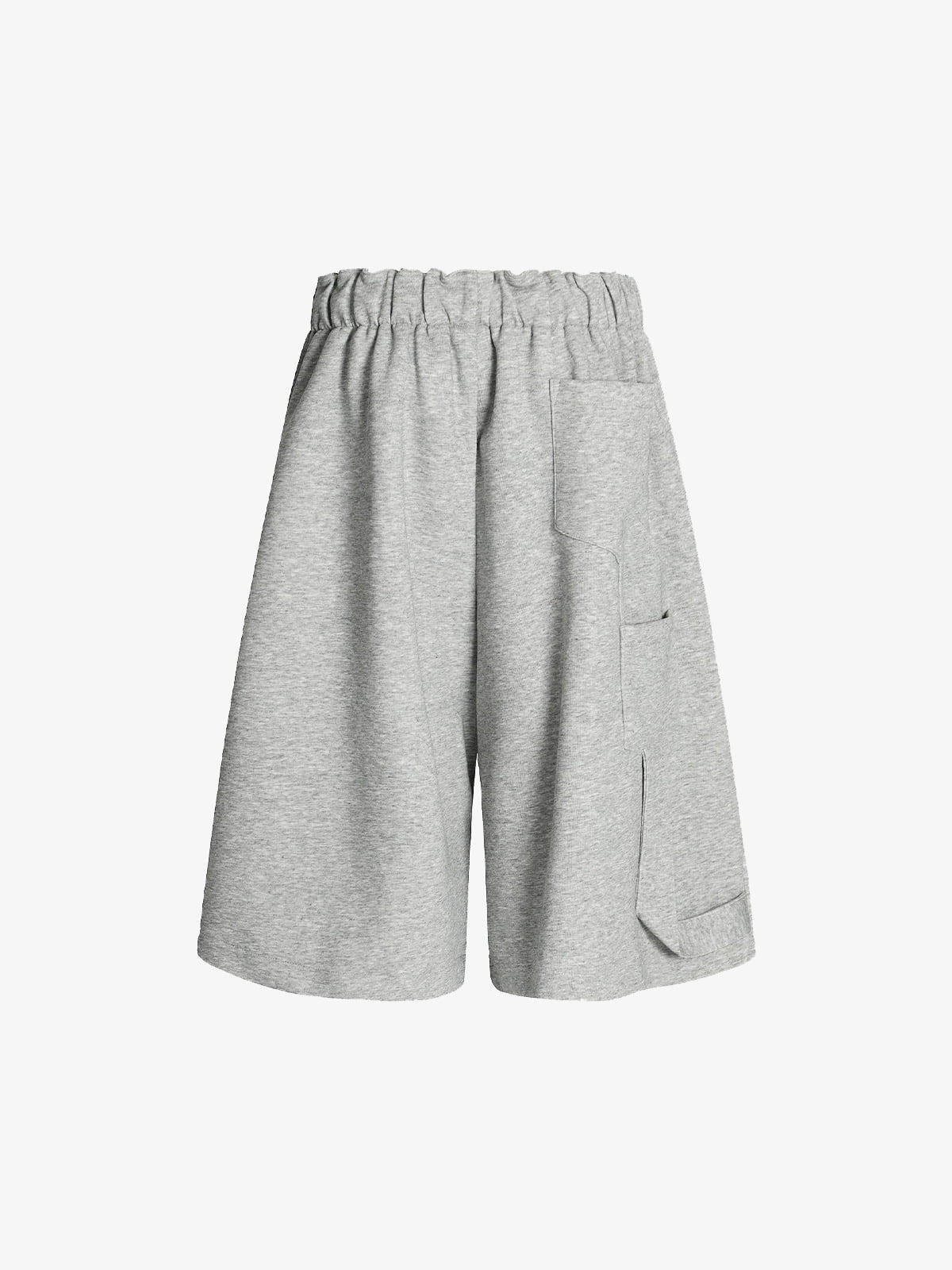 Side Pockets Drawstring Waist Casual Jorts 