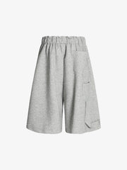 Side Pockets Drawstring Waist Casual Jorts 