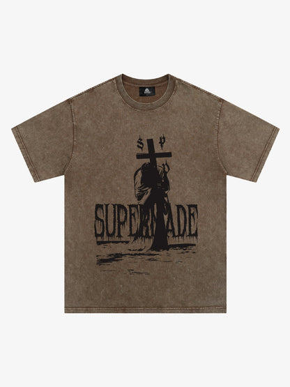 Original Bold Cross Graphic T-Shirt 