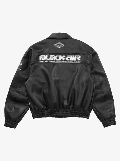 Thesupermade American Vintage Street PU Leather Jacket - 1821 