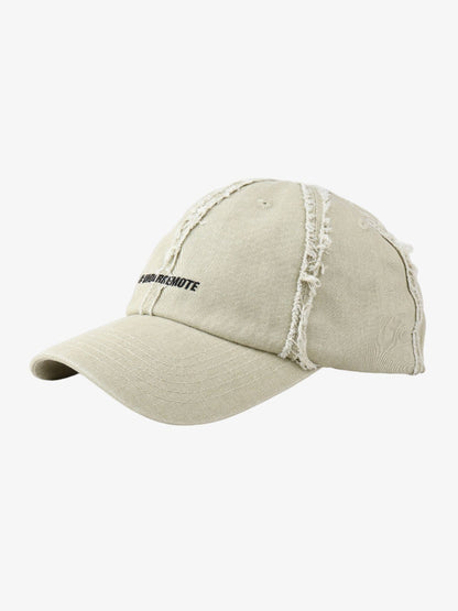 Distressed Denim Baseball Cap 