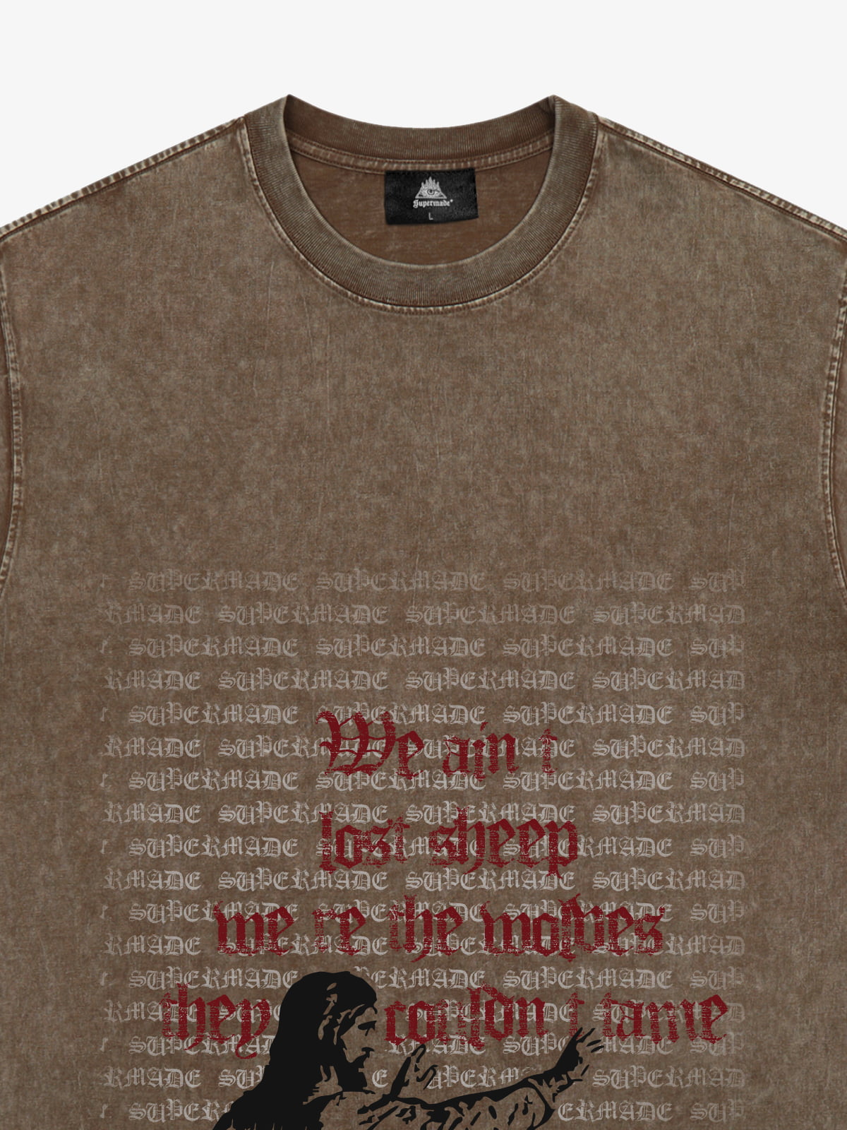 Bold Graphic Slogan T-Shirt 