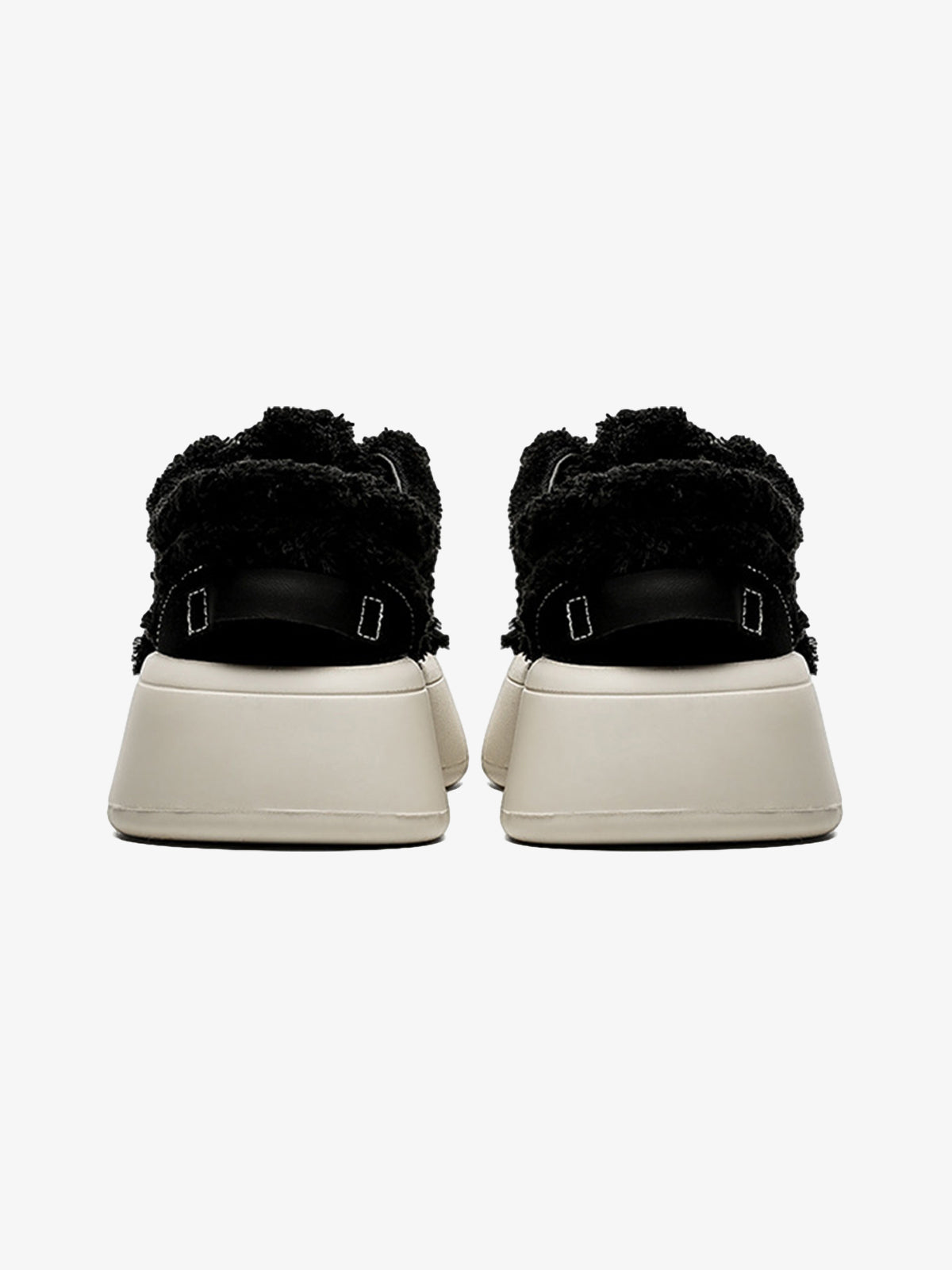 Fuzzy Trim Chunk Shoes - 2379 