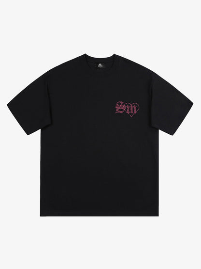 Thesupermade Valentine's Day Graffiti Poker T-shirt - 1946 