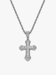Thesupermade Corss Full Diamond Necklace-1514 