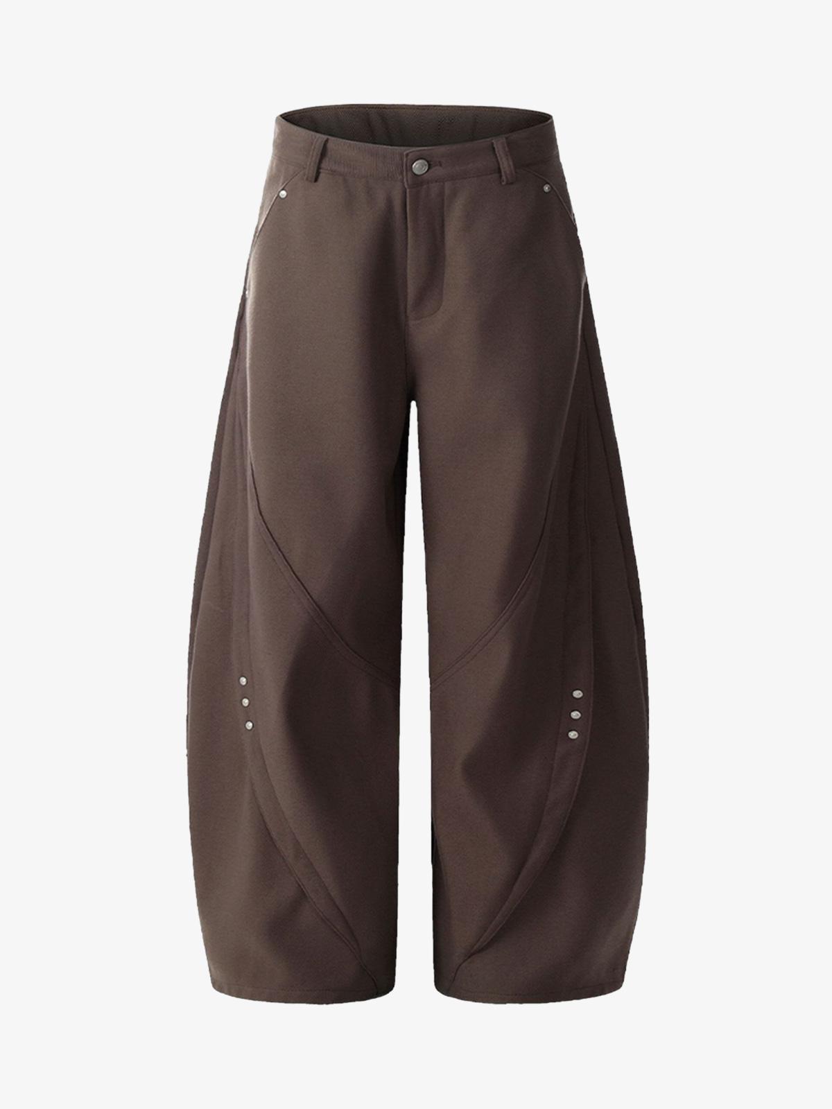 Retro Unisex Barrel Baggy Pants - 2450 