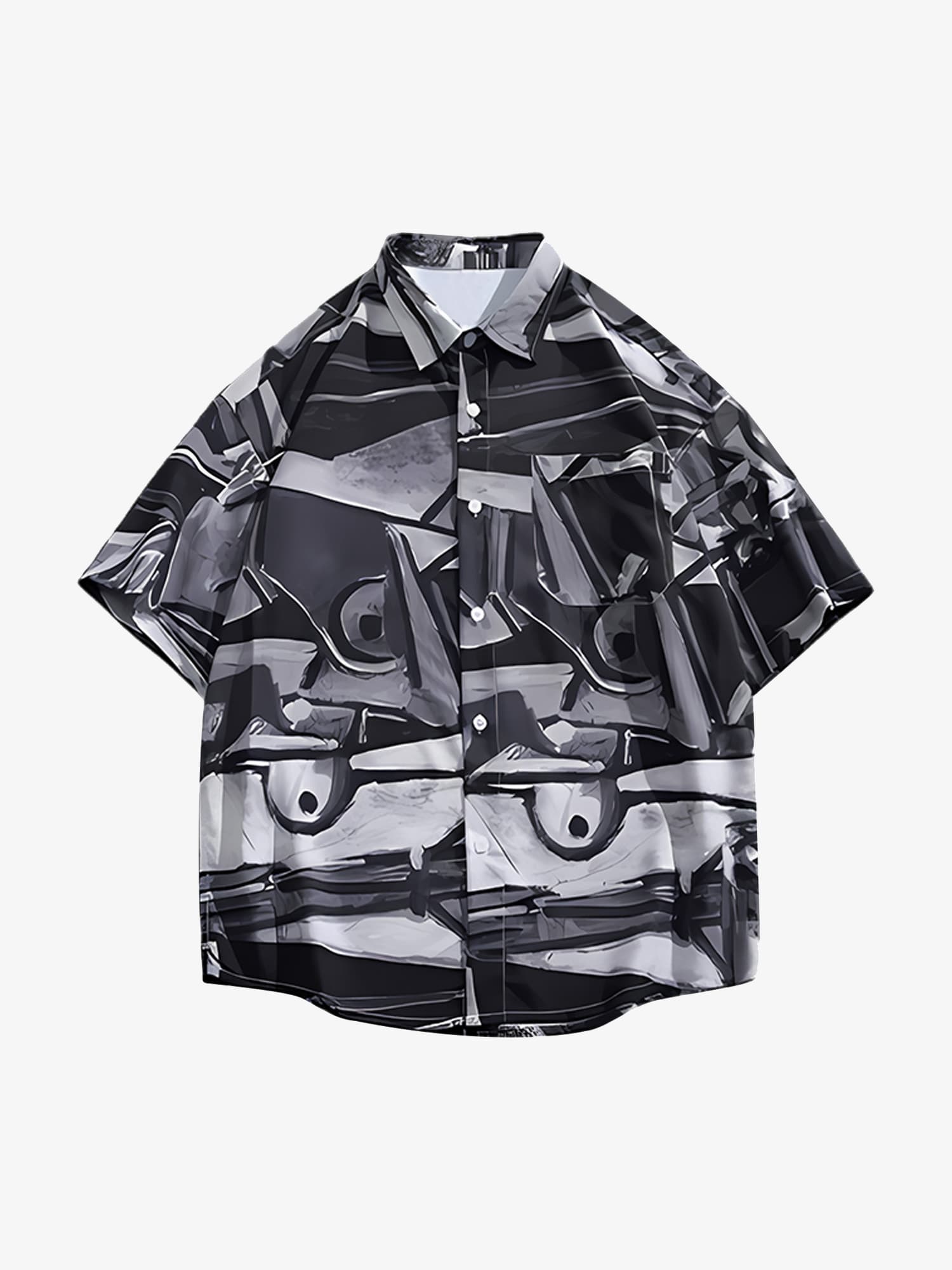 Thesupermade American Retro Fun Print Casual Set 