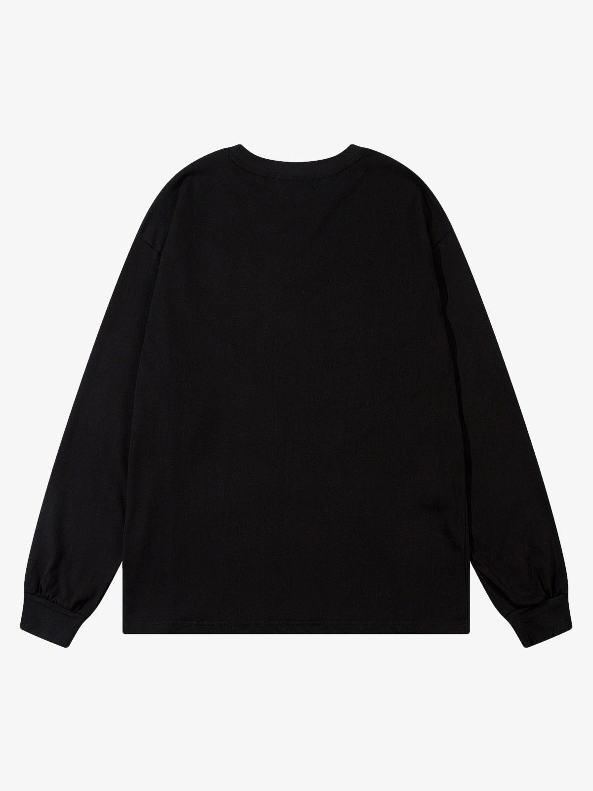 Thesupermade Star Necklace Cross Graphic Long Sleeve T-shirt 