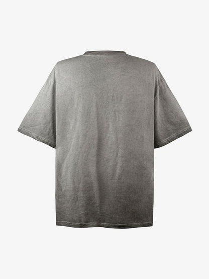 Rainbow Print Crew Neck T-Shirt 