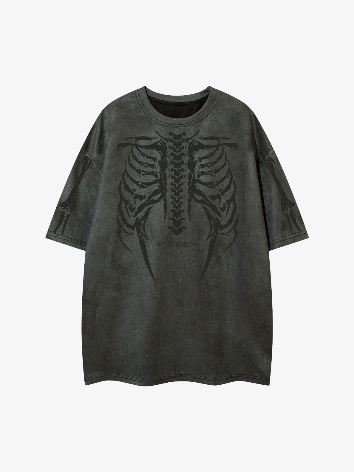 Skeleton Graphic Oversized T-Shirt 
