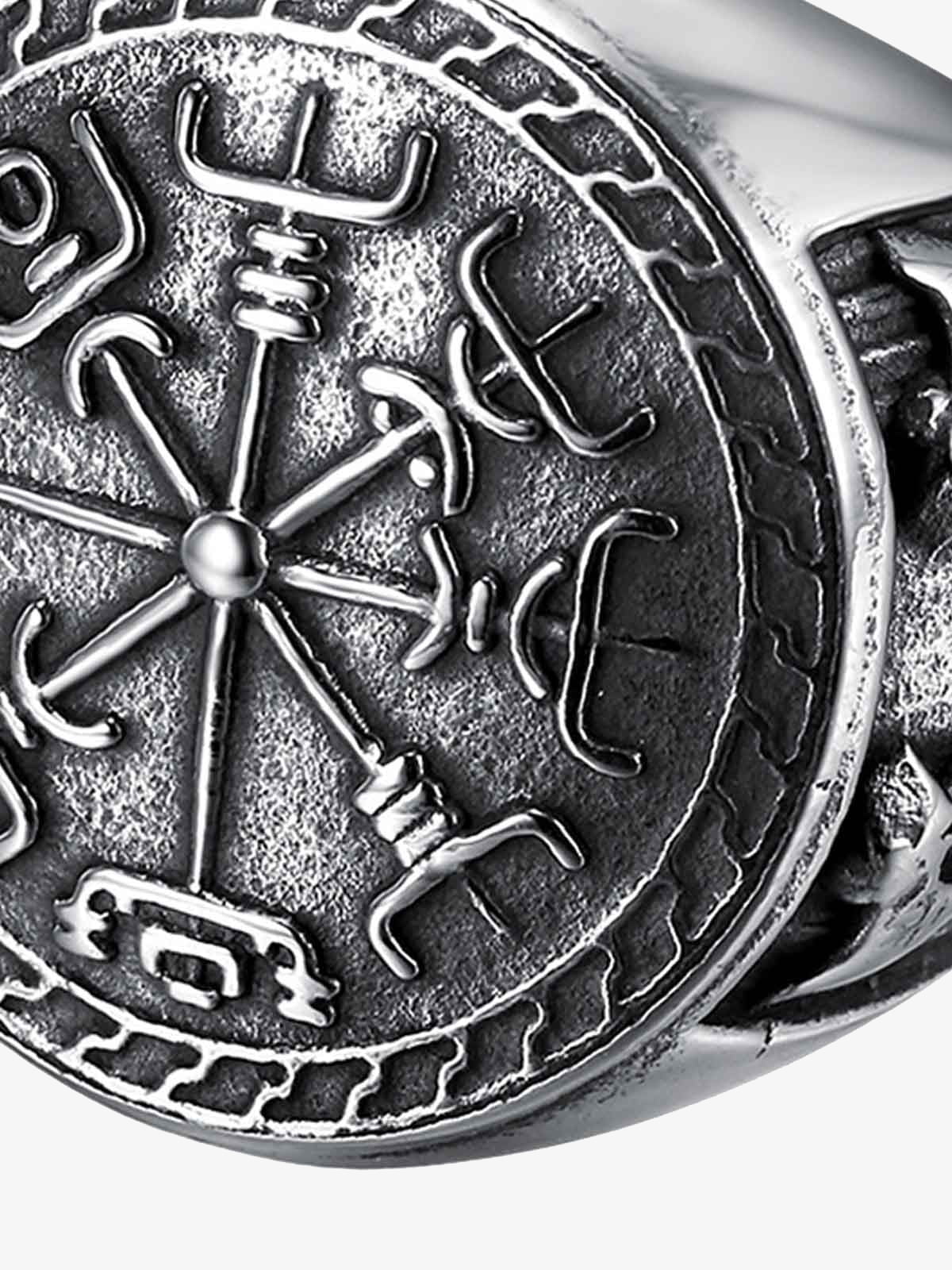 Engraved Stainless Steel Ring 