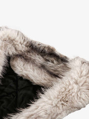 Cotton Washed Fur Hooded Jacket - 2265 