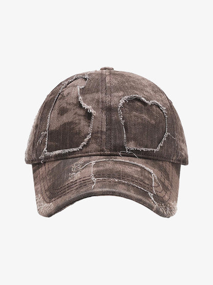 Washed Color Matching Hole  Cap 