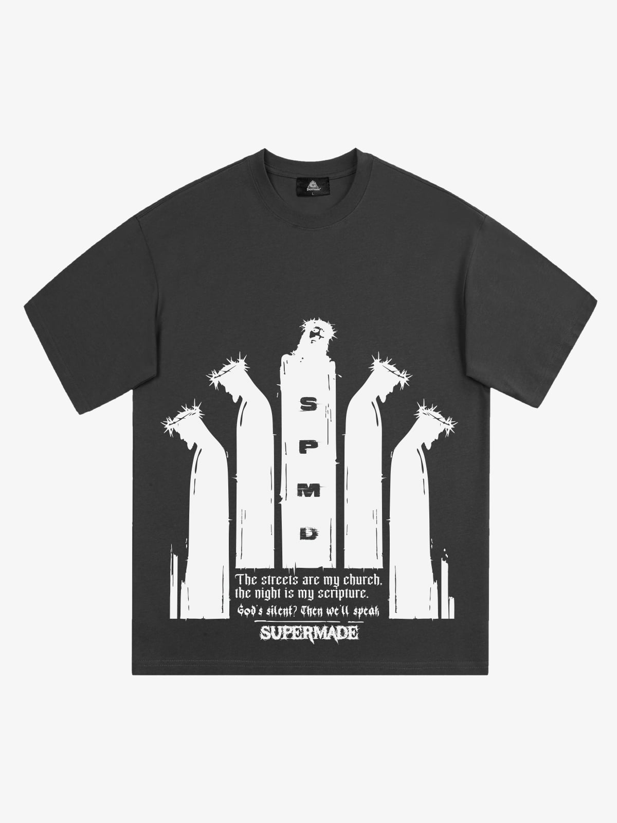 Original Saint Slogan Graphic T-Shirt 