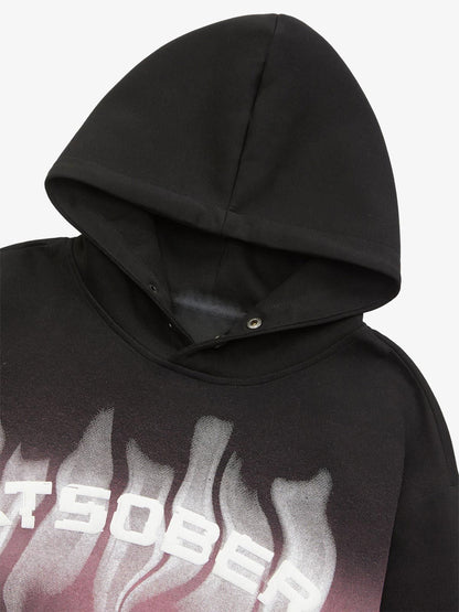 Spray Smoke Gradient Hoodie 