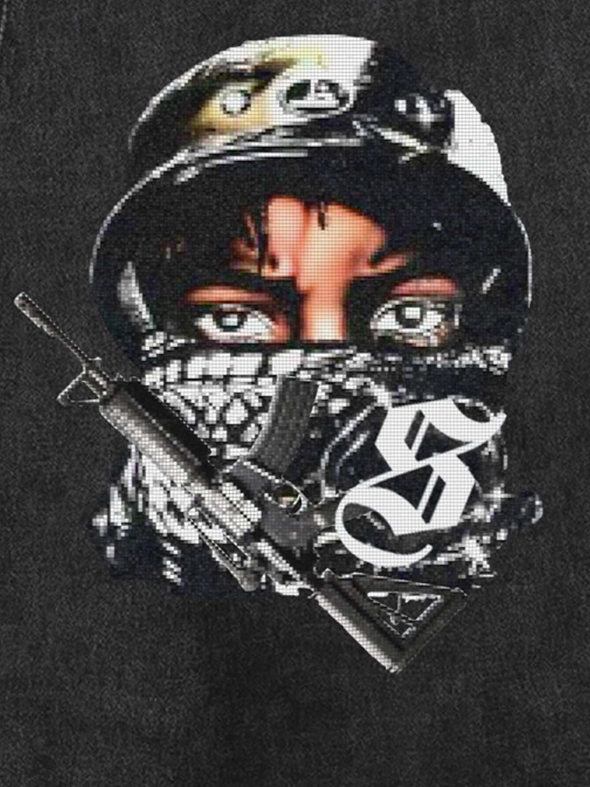 Orginal Street Tactical Graphic Print Vest 