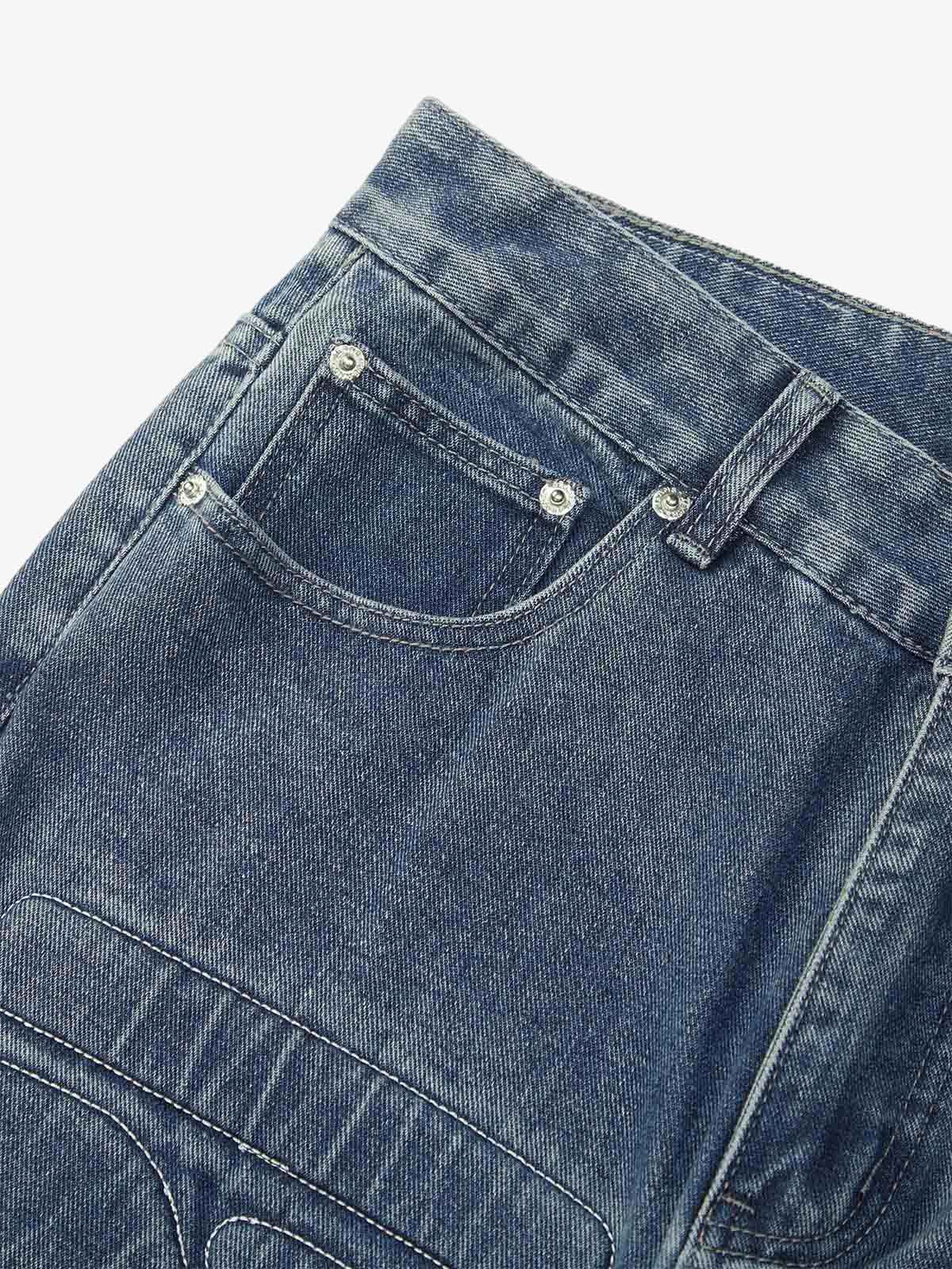 Thesupermade High Street Washed Ripped Jeans - 2223 