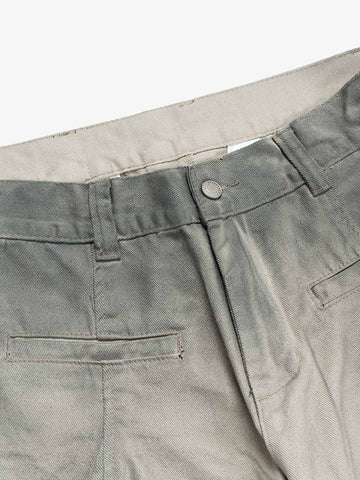 Retro Dirty Dye Baggy Pants - 2468 