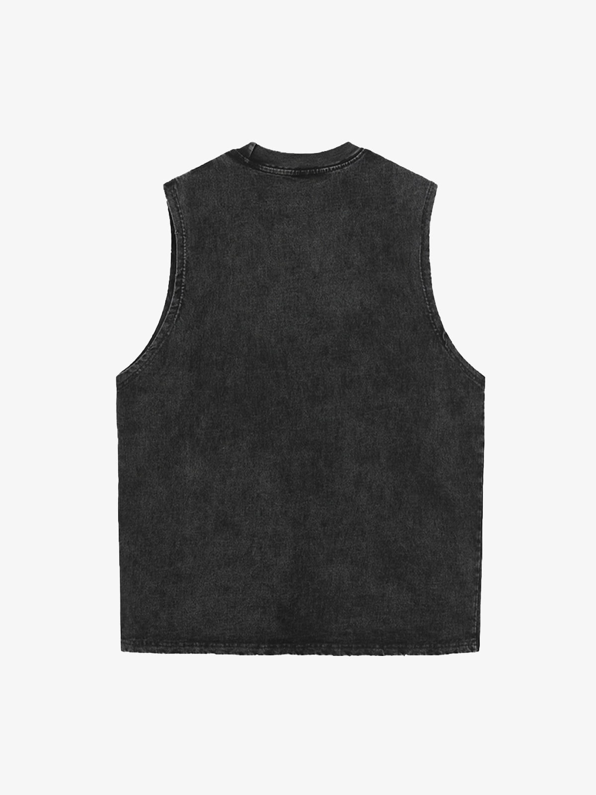 Original Fun Graffiti Print Vest Unique Graphic Tank Top 