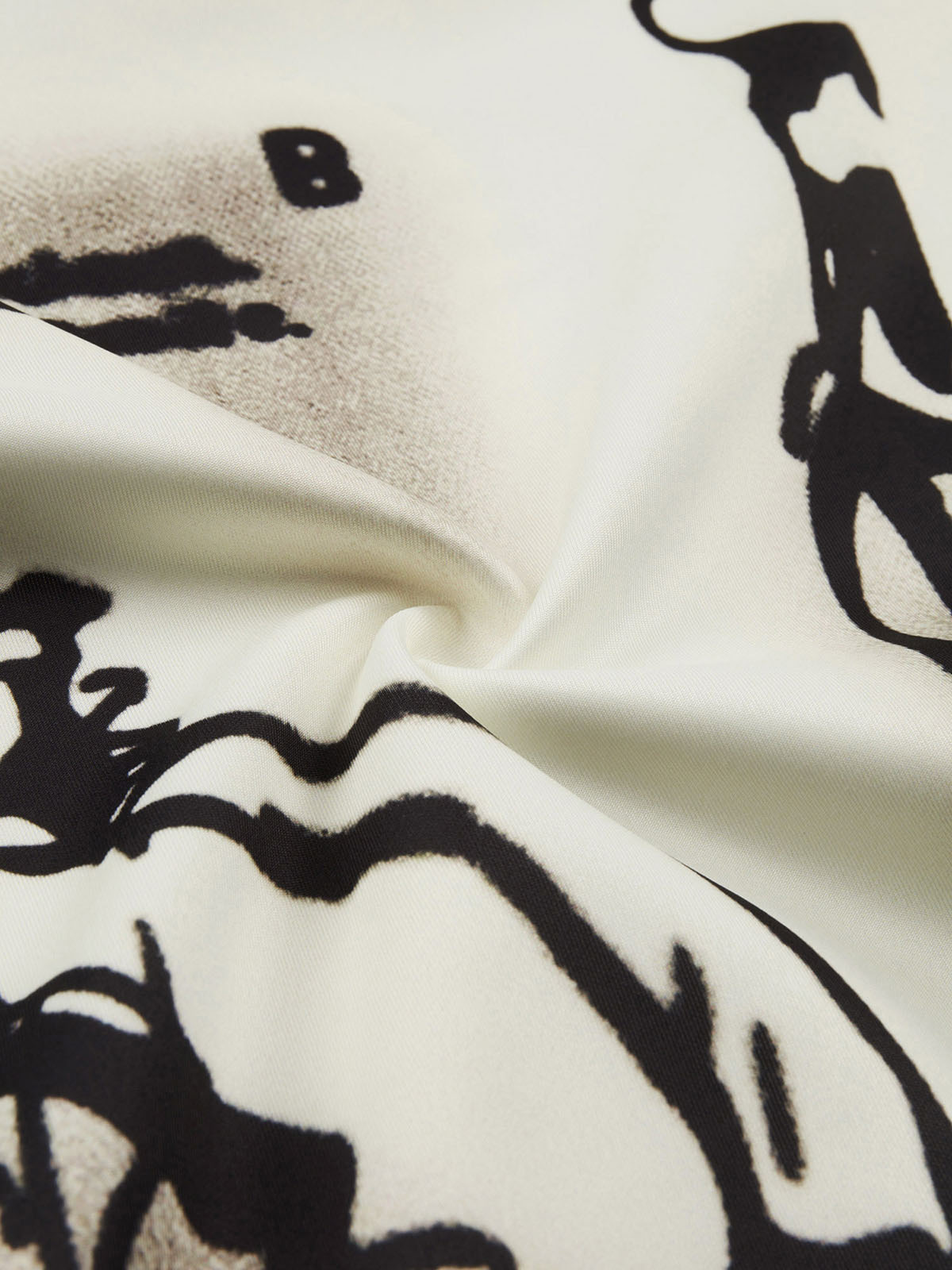 Thesupermade Line Painted Character Hoodie 