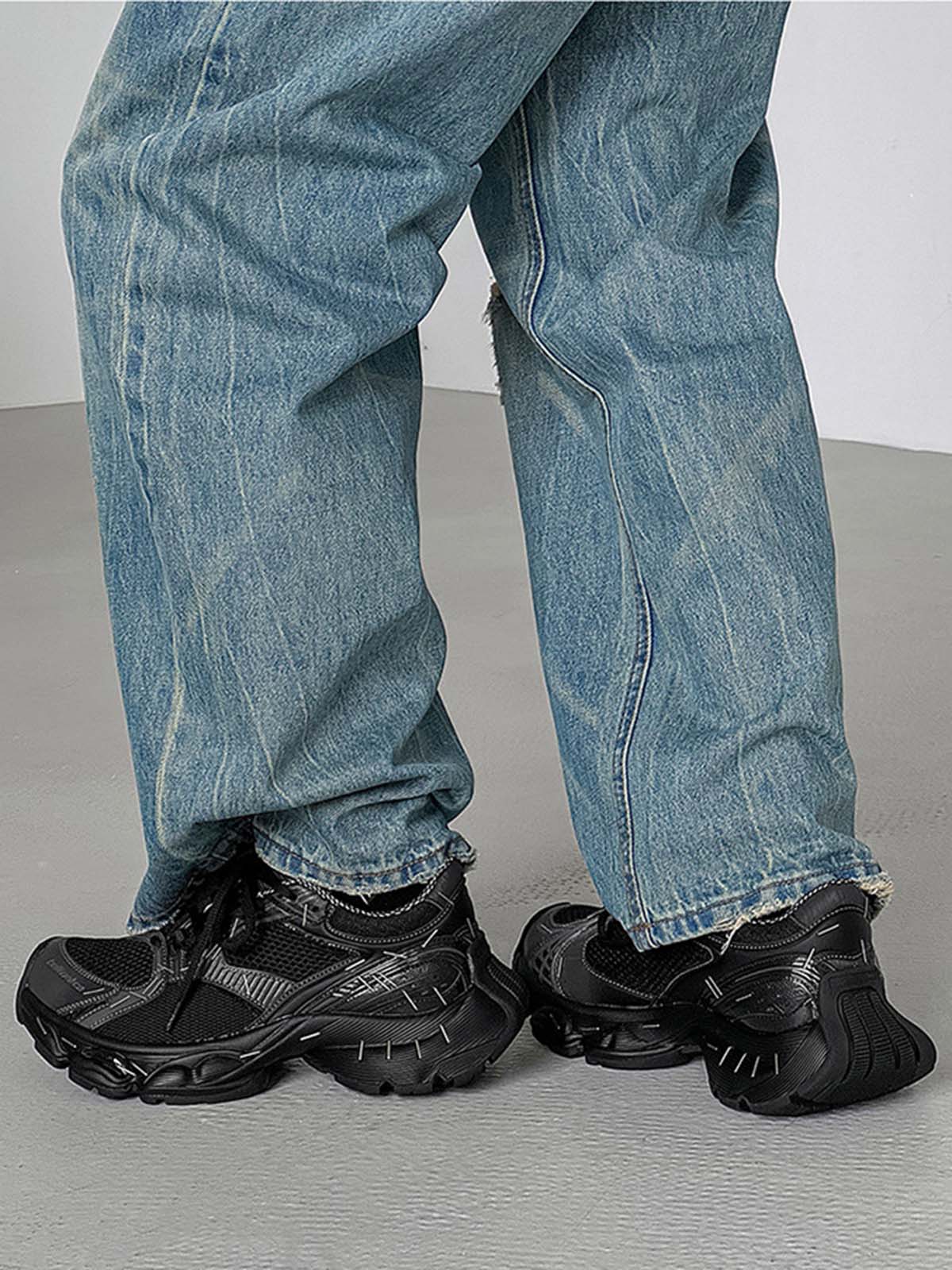 Thesupermade Retro Stapler Chunky Sneakers 
