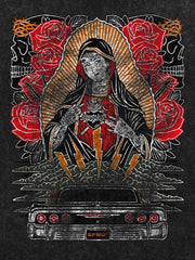 Original Vintage Virgin Mary Graphic T-Shirt 