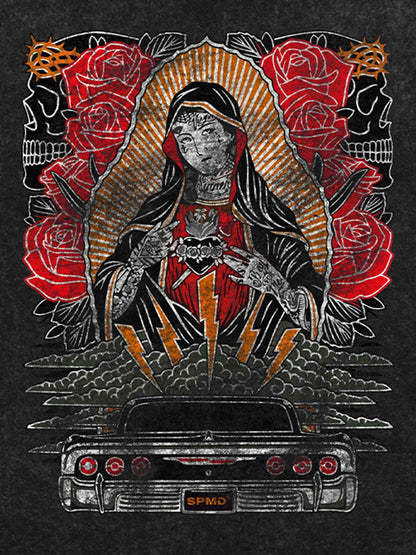 Original Vintage Virgin Mary Graphic T-Shirt 