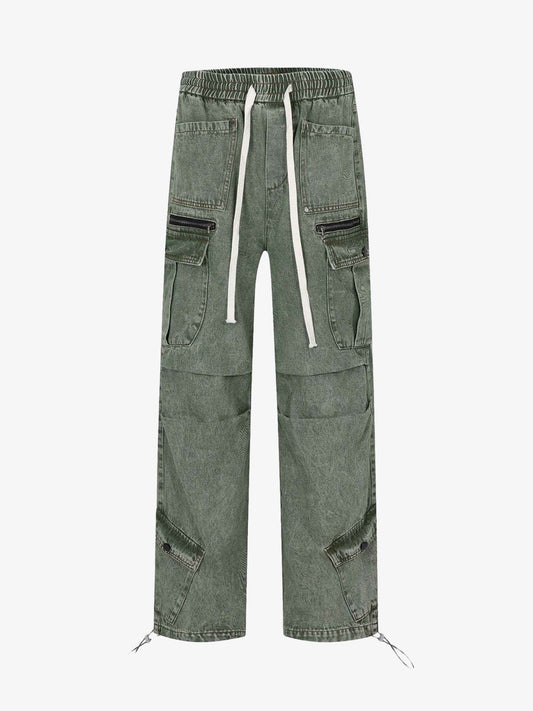 Thesupermade Loose Straight Casual Work Pants - 2037 