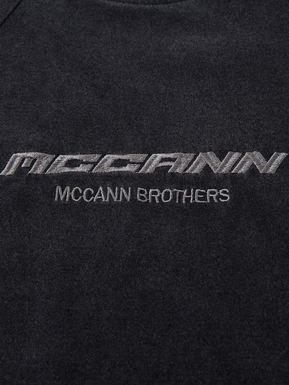 Deconstruction Split Embroidered T-shirt 