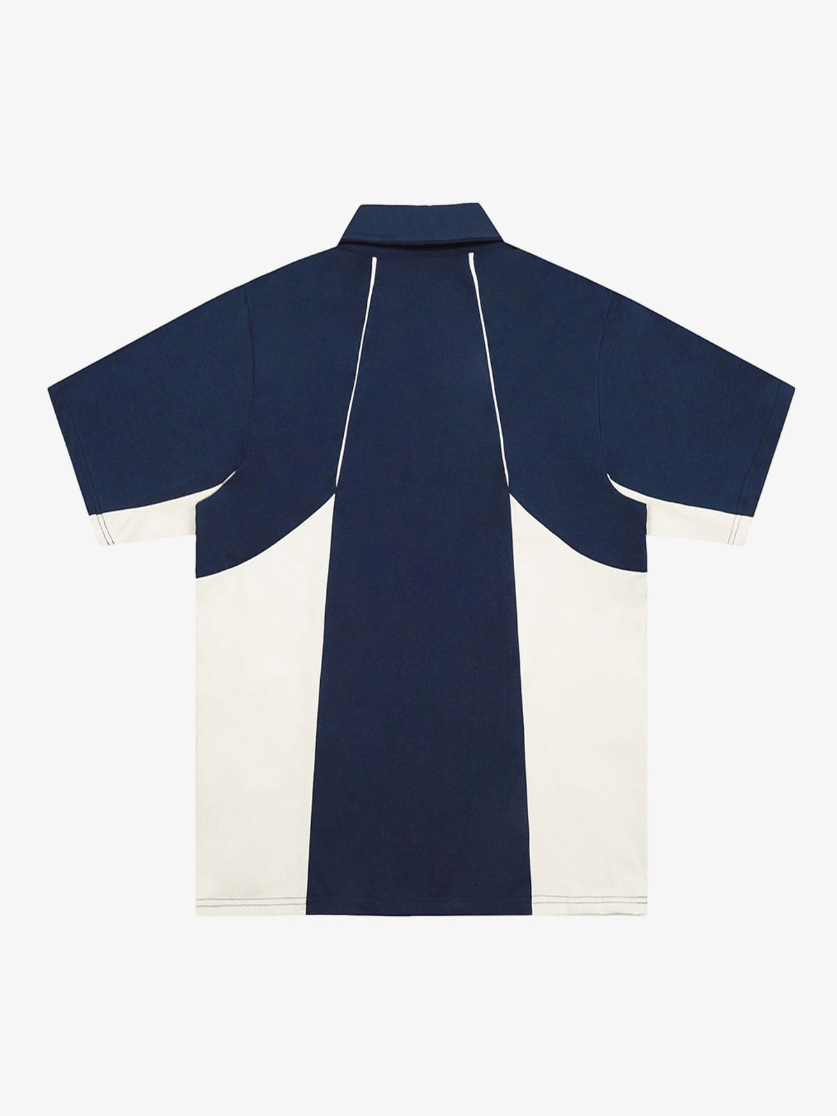 Street Contrast Panel Polo Shirt 