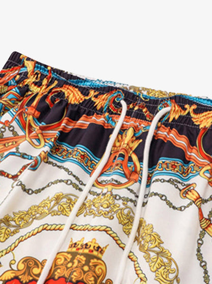 High Street Palace Style Printed Short Sets 